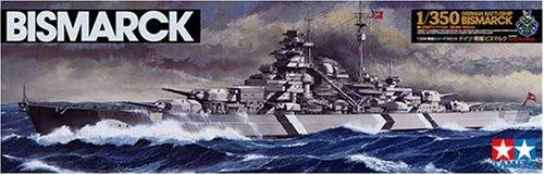 Tamiya Bismarck vokiečių mūšinis laivas 1/350 plastikinis rinkinys 78013