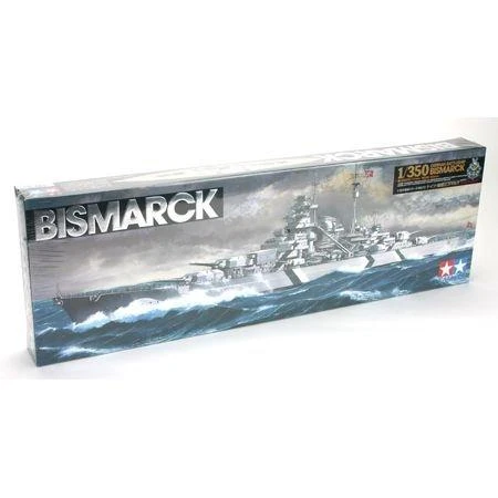 Tamiya Bismarck vokiečių mūšinis laivas 1/350 plastikinis rinkinys 78013