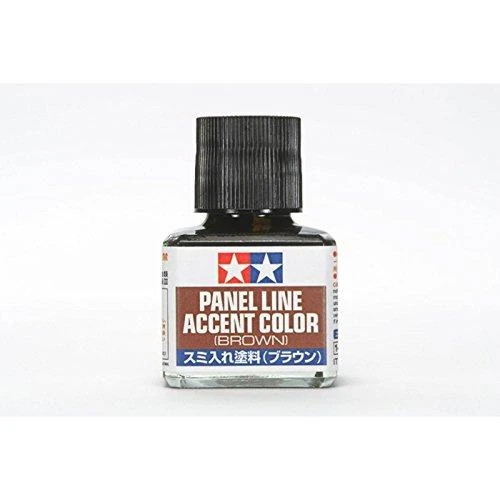 Tamiya Panel Line rudi akcentiniai dažai, 40 ml (87132)