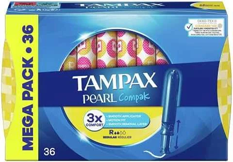Tampax Pearl Compak Regular 36 vienetai