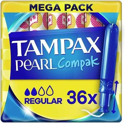 Tampax Pearl Compak Regular 36 vienetai