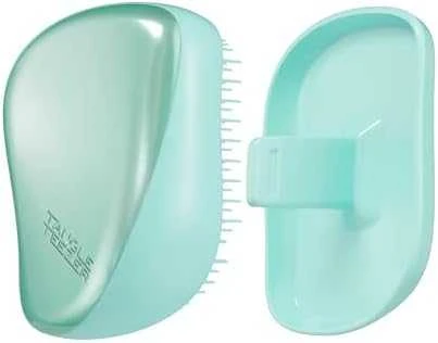 TANGLE TEEZER_Compact Styler Detangling Plaukų šepetys plaukų šepetys Teal Chrome
