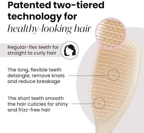 Tangle Teezer The Ultimate Detangler Large Vanilla Latté – plaukų šepetys lengvam išnarpliojimui