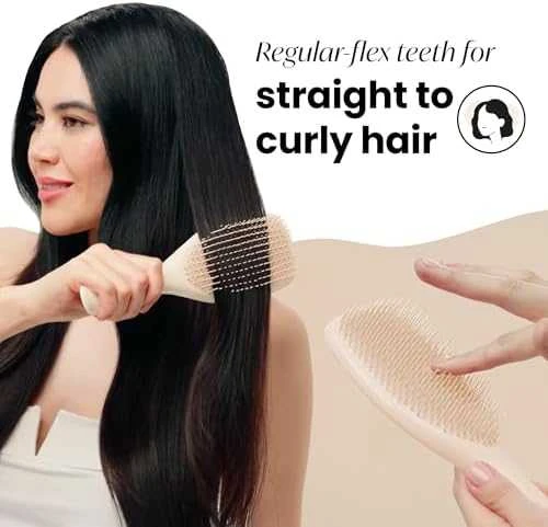 Tangle Teezer The Ultimate Detangler Large Vanilla Latté – plaukų šepetys lengvam išnarpliojimui