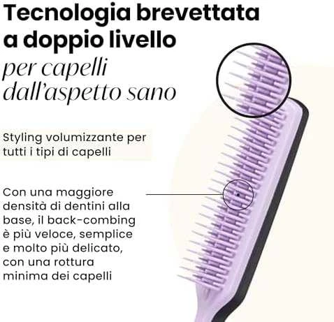 Tangle Teezer The Ultimate Volumizer Lilac Cloud šepetys plaukų vėlimui