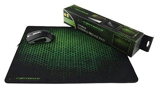 Pelės Kilimėlis - Esperanza EGP102G Juodas/Žalias