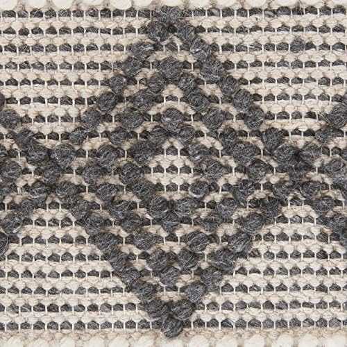 Beliani Kilimas DAVUTLAR šviesiai smėlio spalvos 200 x 200 cm vilnonis