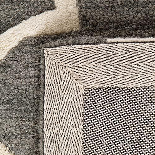 Beliani Kilimas YALOVA pilkas 140 x 200 cm vilnonis