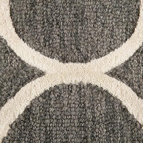 Beliani Kilimas YALOVA pilkas 140 x 200 cm vilnonis