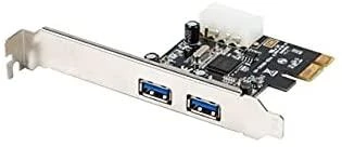 LANBERG PCE-US3-002 PCI Express->USB 3.1 GEN1 2 prievadų + žemo profilio