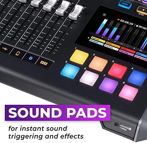 Garso Pultas - Tascam Mixcast 4 Su 4-Pad Jutikliniu Ekranu