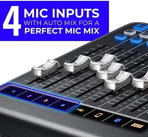 Garso Pultas - Tascam Mixcast 4 Su 4-Pad Jutikliniu Ekranu