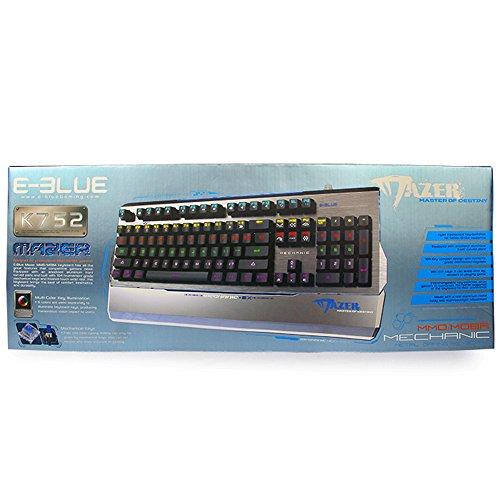E-Blue E-Mėlyna Klaviatūra E-Mėlyna Mazer 752 Mėlyna jungiklis (EKM752MGUS-IU)