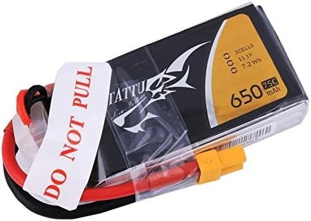Gens Ace & Tattu Akumuliatorius Tattu 650mAh 11.1V 75C 3S1P