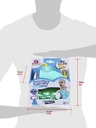 BB JUNIOR vonios žaislas Splash 'N Play Submarine Projector, 16-89001