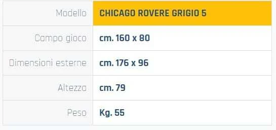 Biliardo stalas GARLANDO CHICAGO 5 Pilkas su priedais