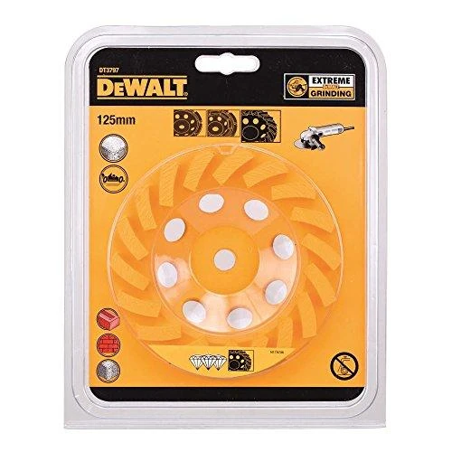 Deimantinis šlifavimo diskas DeWalt TURBO; 125 mm