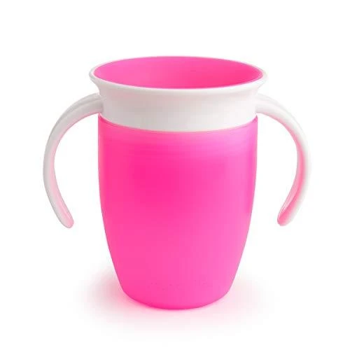 MUNCHKIN mokomasis puodelis, Miracle 360, rožinis, 6mėn+, 207 ml, 90102