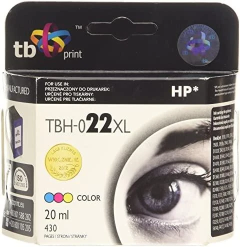 Tb Print Kasetė rašaliniams spausdintuvams Kasetės rašaliniams spauzdintuvamsTB TBH022XL