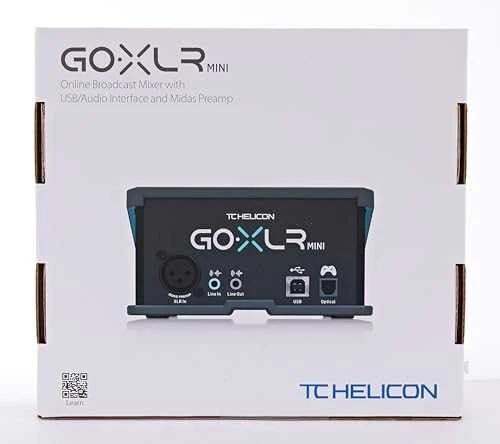 Garso Mikseris - TC Helicon Go XLR Mini USB Maitinamas XLR Įėjimas 24-bit Apdorojimas Juodas
