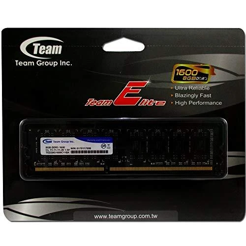 RAM TEAM GROUP TED38G1600C1101 Team Group DDR3 8GB 1600MHz CL11 1,5V
