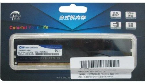 RAM TEAM GROUP TED34G1600C1101 Team Group DDR3 4GB 1600MHz CL11 1,5V