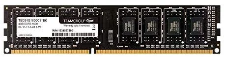 RAM TEAM GROUP TED34G1600C1101 Team Group DDR3 4GB 1600MHz CL11 1,5V
