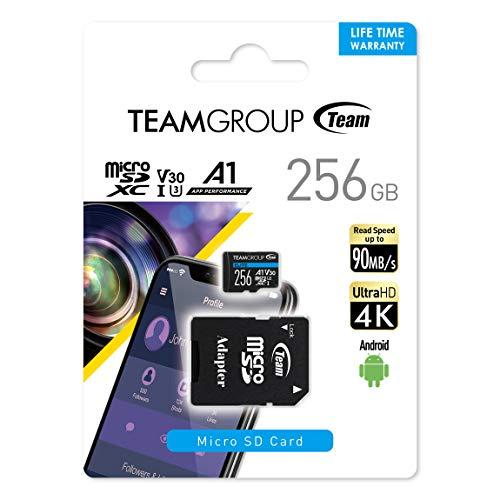 Team Group TEAMGROUP Atminties kortelė Micro SDXC 256GB Elite A1 V30 + Adapteriai