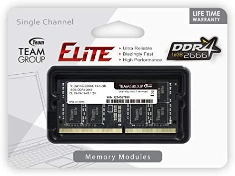 RAM Team Group Komandos grupė TEAMGROUP 16GB DDR4 2666MHz SODIMM CL19 1.2V