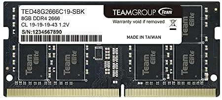 RAM TEAMGROUP TED48G2666C19-S01 Team Group DDR4 8GB 2666MHz CL19 SODIMM 1,2V