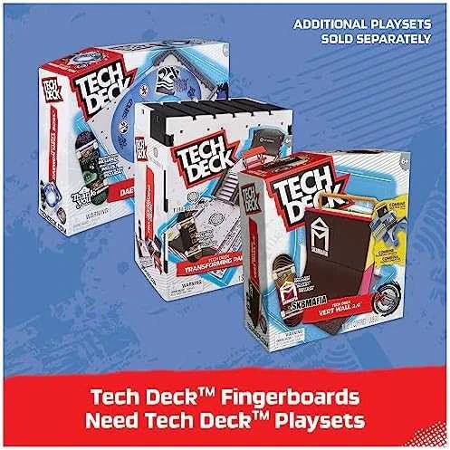 Spin Master „Tech Deck Rinkinys“ spalvingos grifinės riedlentės, 8 vnt. riedlenčių rinkinys, „tech deck“, vyruko figūrėlė