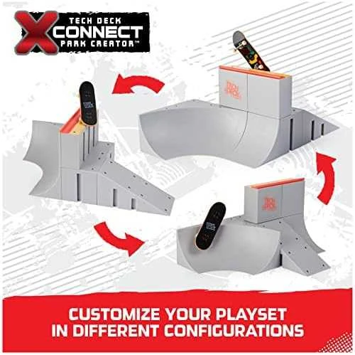 „Spin Master Tech Deck X-Connect“ starto rinkinys – „Bowl Builder“, žaislinė transporto priemonė