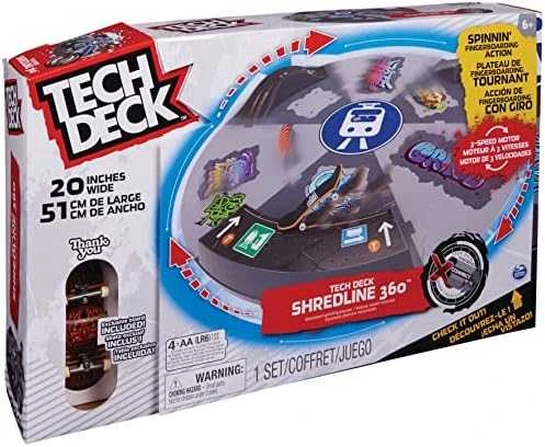 Spin Master Grifo besisukanti rampa „Shredline“ 360 laipsnių kampu, 51 cm + „Riedlente Thank You Tech“ denis