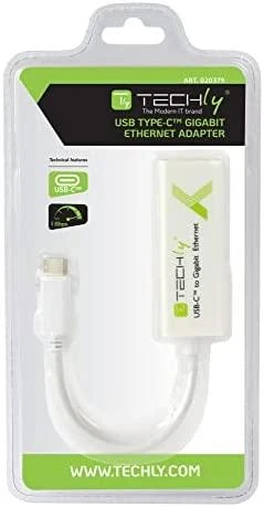 Techly IADAP USB31-ETGIGA tinklo plokštė Eternetas 1000 Mbit/ai