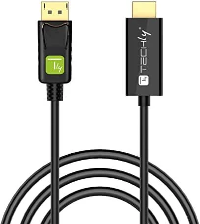 Kabelis Techly DisplayPort - HDMI 2m juoda (ICOC-DSP-H12-020)