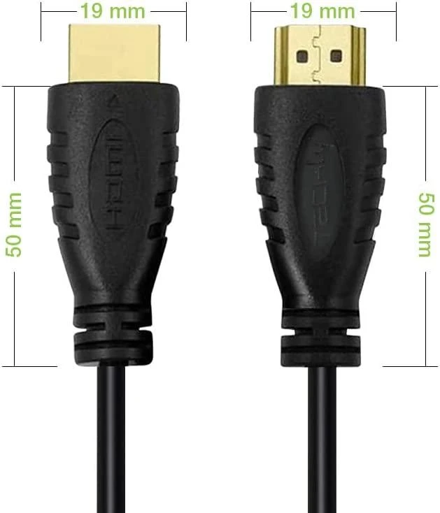 Techly ICOC HDMI2-4-020 HDMI kabelis 2 m HDMI A tipo (standartinis) Juoda