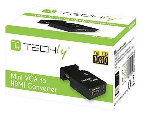 Techly IDATA VGA-HDMINI vaizdo signalo keitiklis