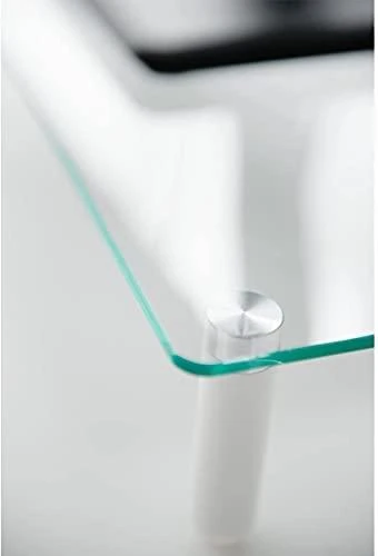 Techly ICA-MS 461 monitoriaus laikiklis arba stovas 81,3 cm (32") Laisvai stovintis Permatomas, Balta