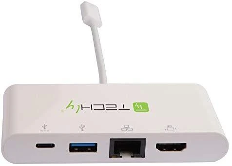 Techly USB-C dokas su daugiafunkcėmis jungtimis