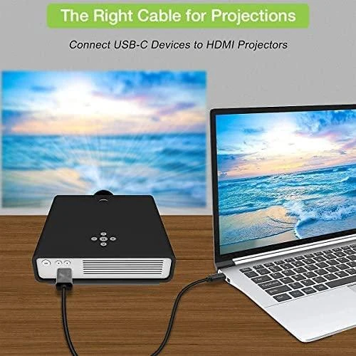 TECHLY 106312 Techly Monitorius kabelio adapteris USB-C DP AltMode į HDMI 4K M/M 2m juodas