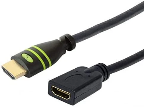 TECHLY 106848 Techly Monitorius ilgintuvas HDMI-HDMI M/F 1,8m Ethernet 4K 60Hz juodas