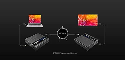 „Techly 109832“ HDMI ilgintuvas 4K UHD 60Hz 70m per Cat6/6A/7 susuktą porą, kaskadinis