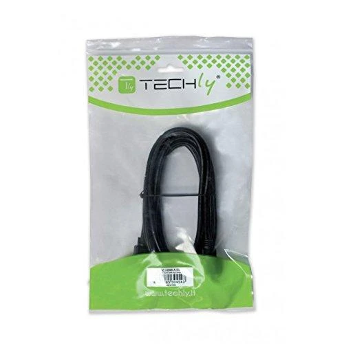 Techly 2.0m HDMI-A M/M HDMI kabelis 2 m HDMI A tipo (standartinis) Juoda