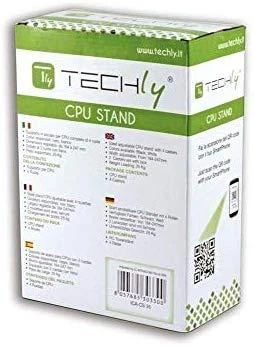 Techly ICA-CS 34 multimedijos įrenginio vežimėlis / stovas Multimedijos vežimėlis Juoda PC