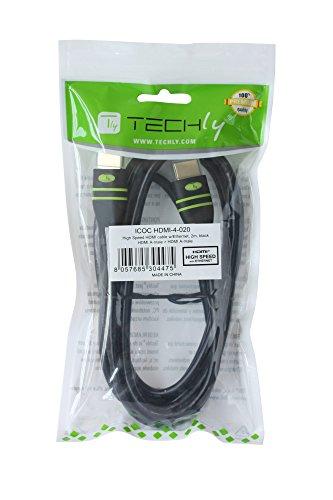 Intracom Techly Techniškai 3.0m HDMI-A M/M HDMI kabelis 3m HDMI A tipo (standartinis) Juoda