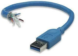 USB kabelis Techly USB-A - USB-A 0,5 m mėlyna (ICOC-U3-AA-005-EX)