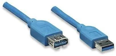 StarTech Kabelis USB Manhattan USB-A - USB-A 2 m Mėlyna (322379)
