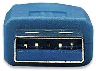 Kabelis USB Techly USB-A - USB-A 3 m Mėlyna (ICOC-U3-AA-30-EX)