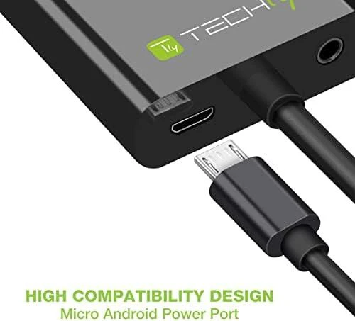 Techly Techniškai HDMI - VGA+3.5mm+Micro USB B M/F Juoda