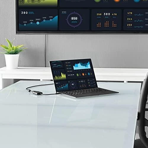 Techly Techniškai HDMI - VGA+3.5mm+Micro USB B M/F Juoda